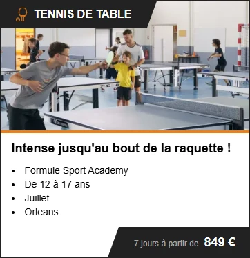 Tennis de table chez Sports Elite Jeunes